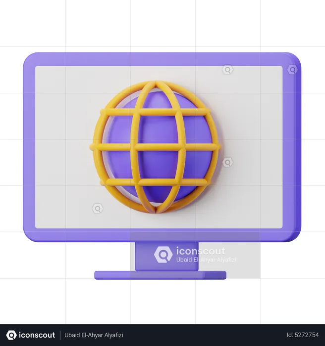 Navegador web  3D Icon