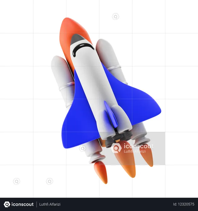 Navette spatiale  3D Icon