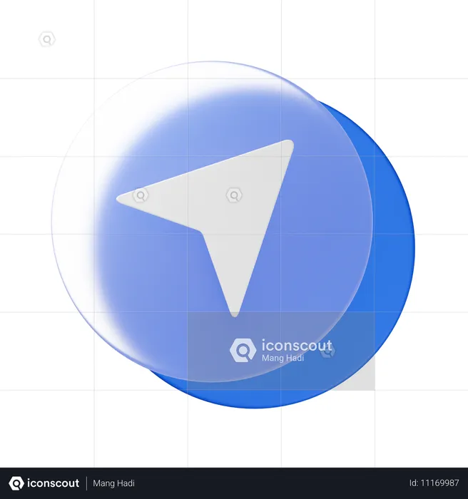 항해  3D Icon