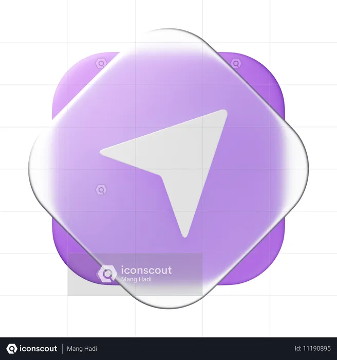 Navigation  3D Icon