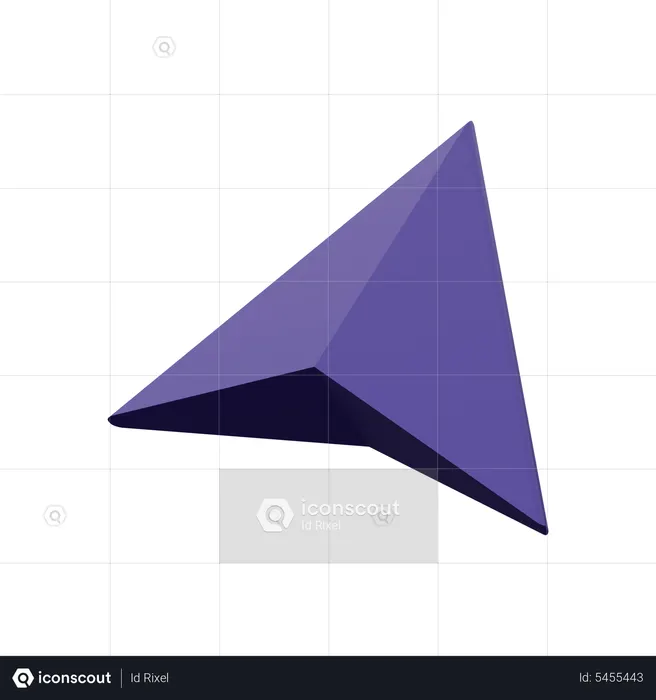 Navigation Arrow  3D Icon