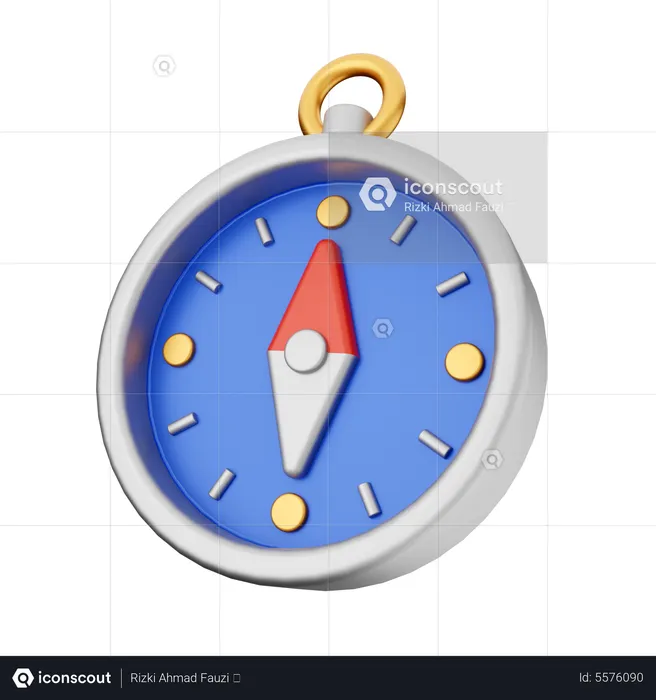 Navigation Compass  3D Icon