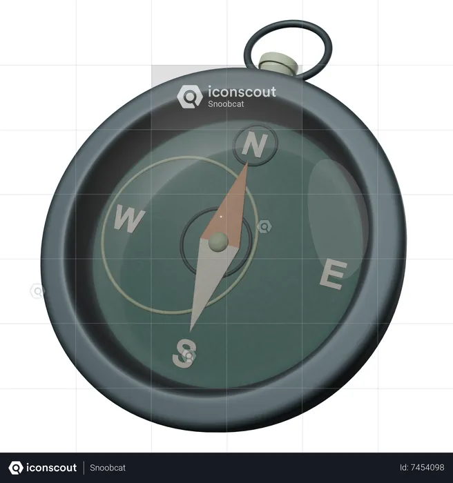 Navigation Compass  3D Icon