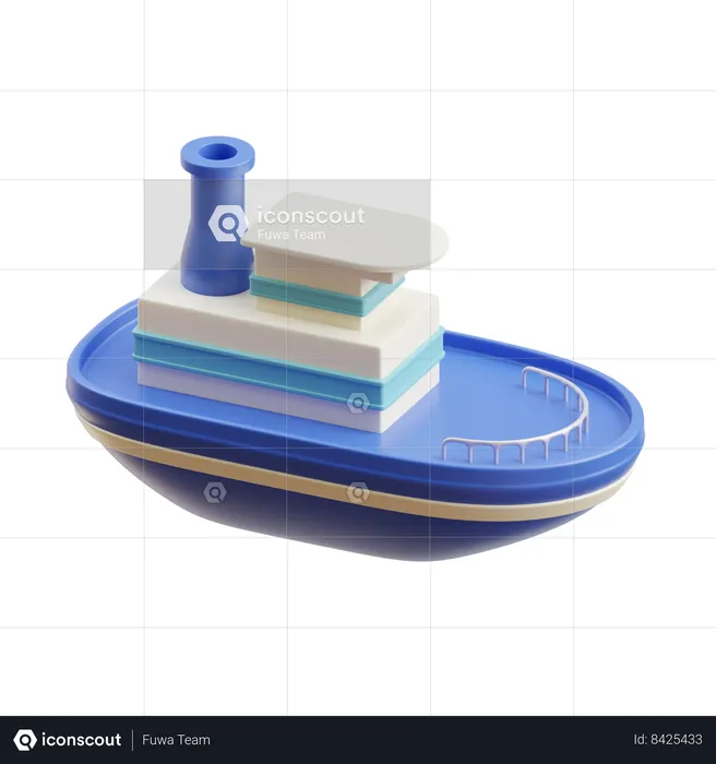 Bateau  3D Icon