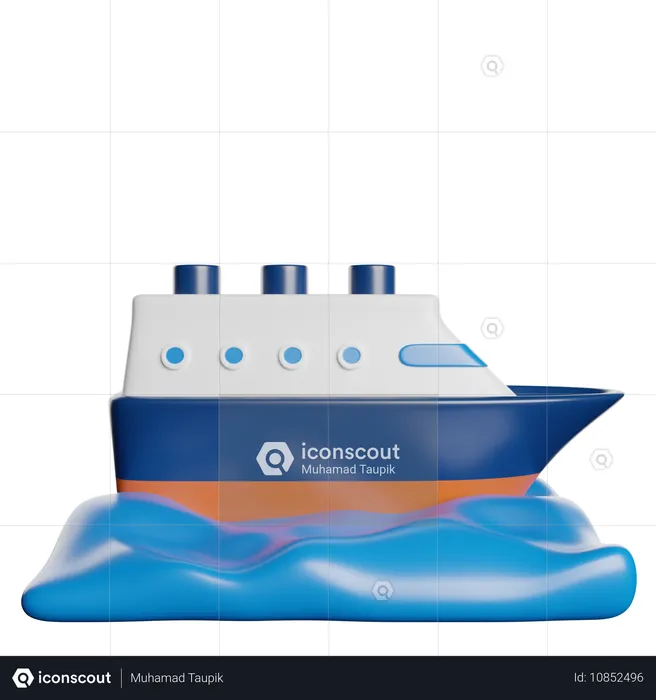 Bateau  3D Icon