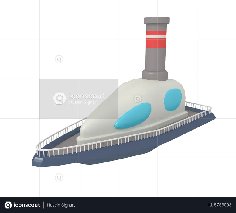 Bateau  3D Icon