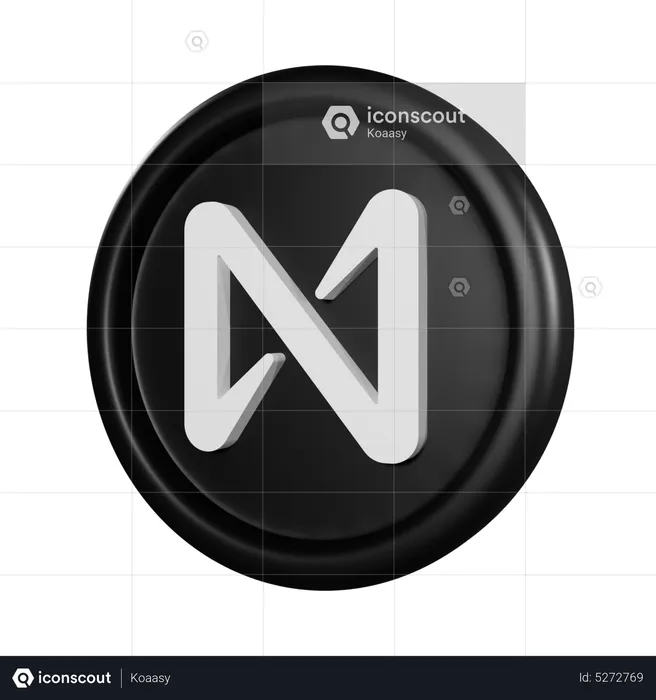 Near Protocol Coin  3D Icon