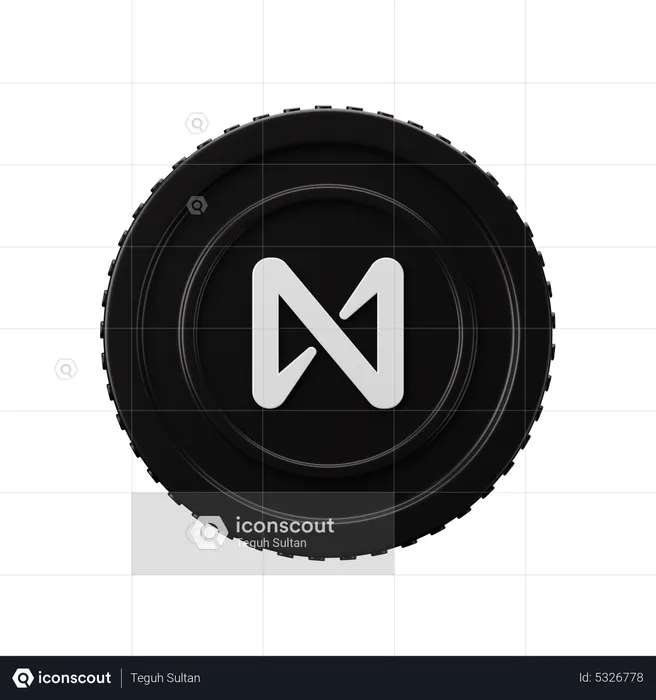 Near Protocol Coin NEAR  3D Icon