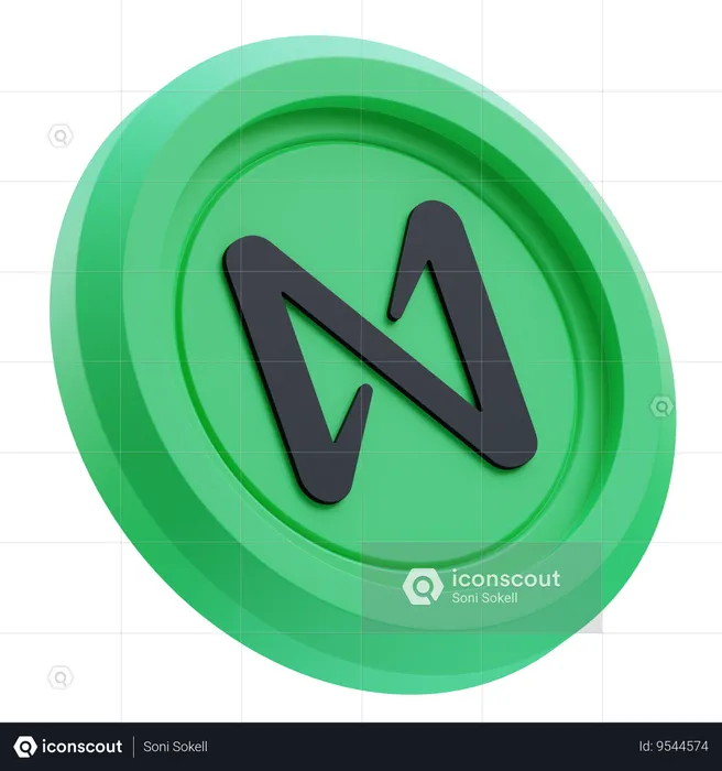 Near Protocol Cryptocurrency  3D Icon