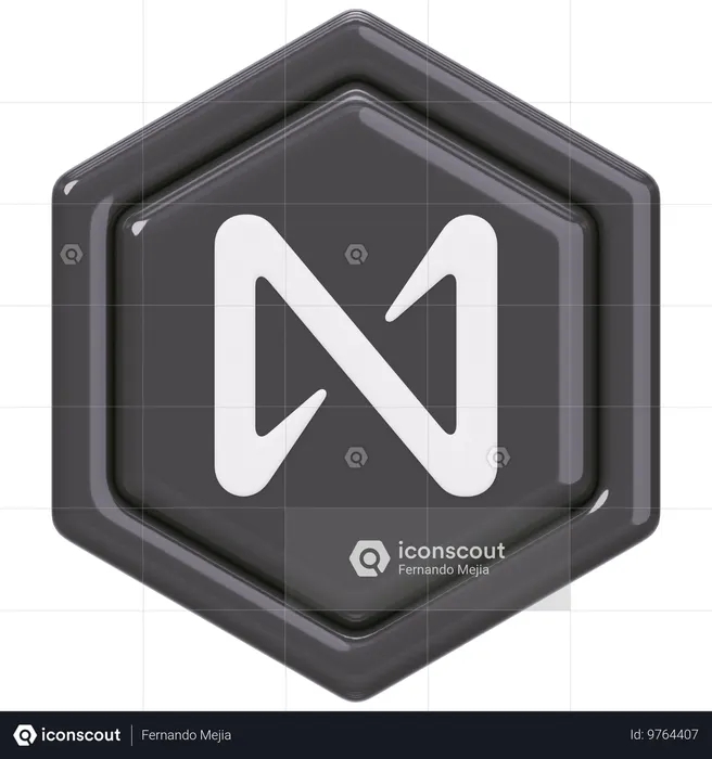 NEAR Protocol (NEAR) Badge  3D Icon