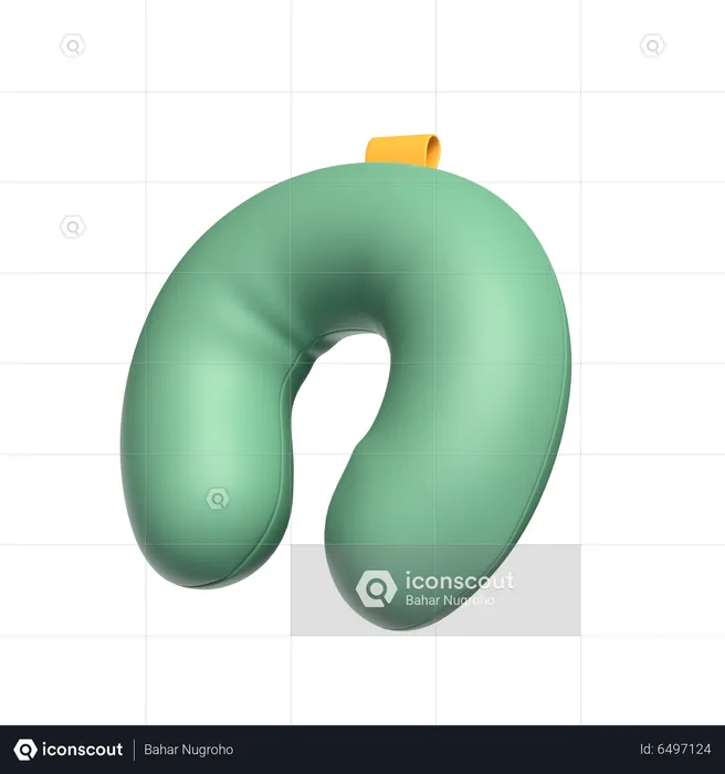 Neck Pillow  3D Icon