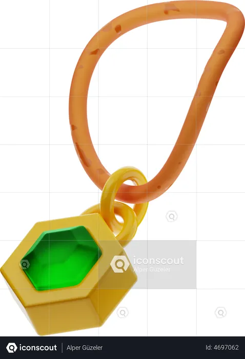 Necklace Jewelry  3D Illustration