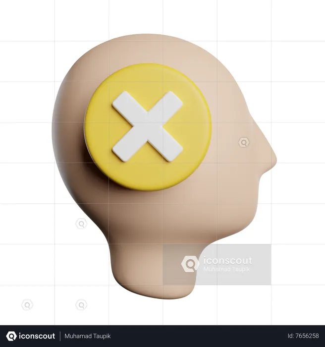 Negative Mind  3D Icon