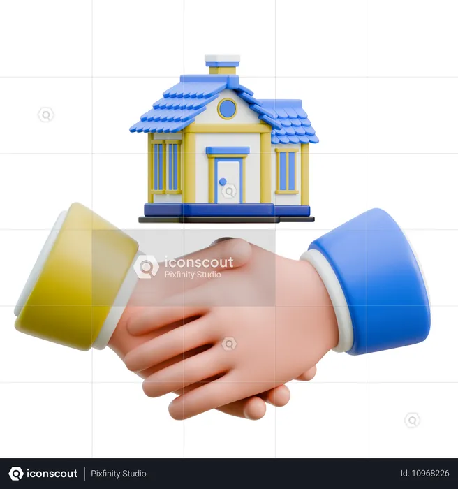 Negócio imobiliário  3D Icon