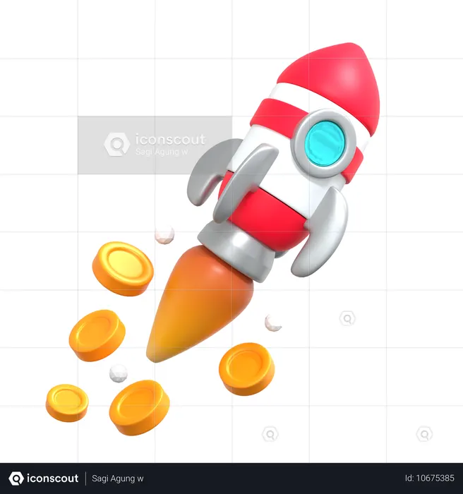 Inicialização de negócios  3D Icon