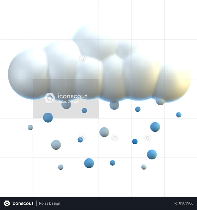 Neige  3D Icon