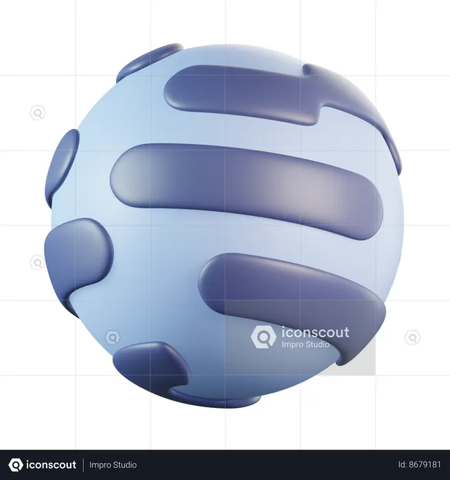 Neptune  3D Icon