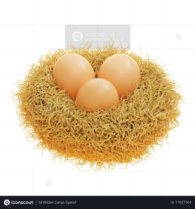 NEST  3D Icon