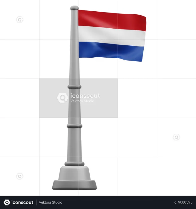 Netherland flag  3D Icon