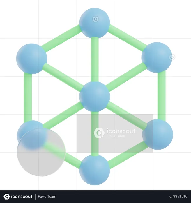 Network  3D Illustration