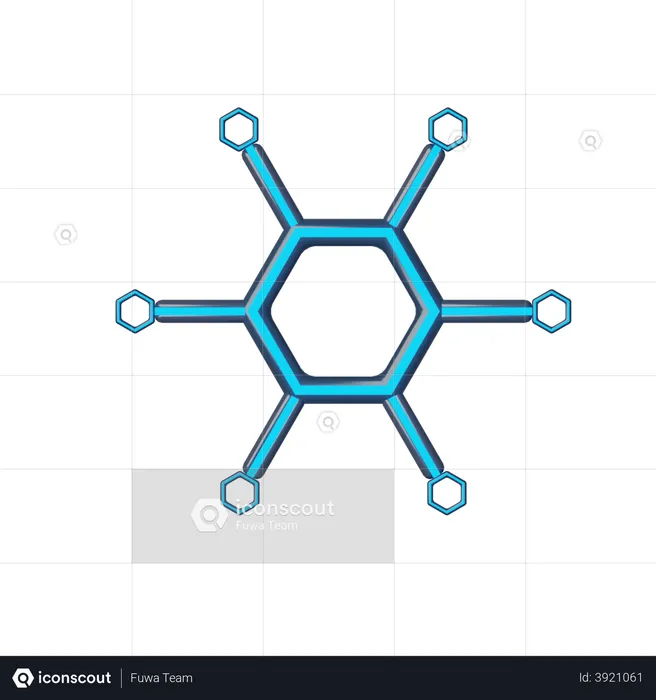 Network  3D Illustration