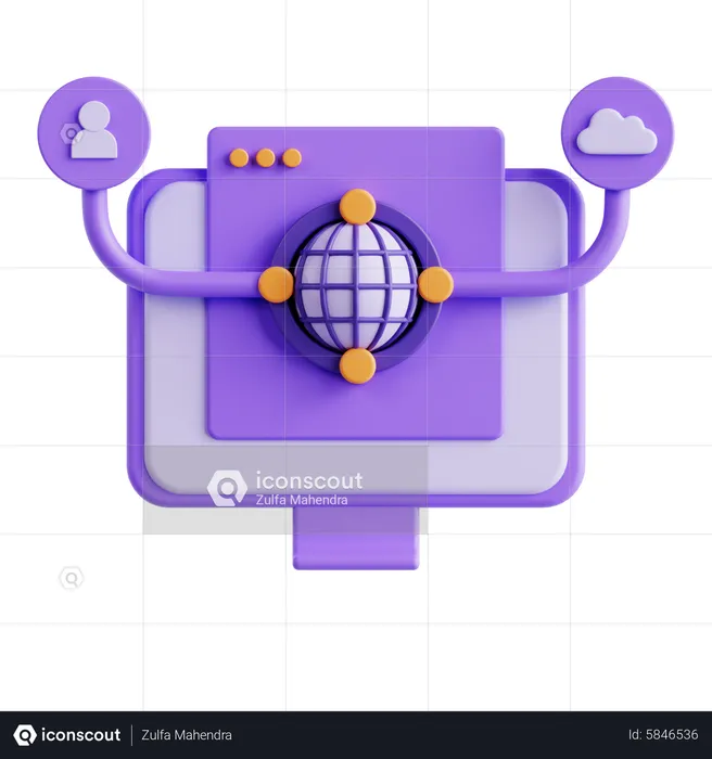 Network  3D Icon