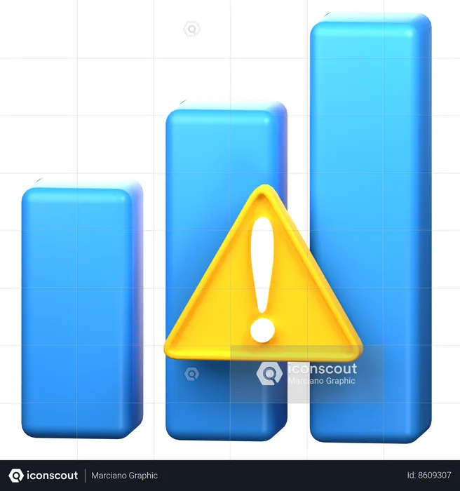 Network Alert  3D Icon