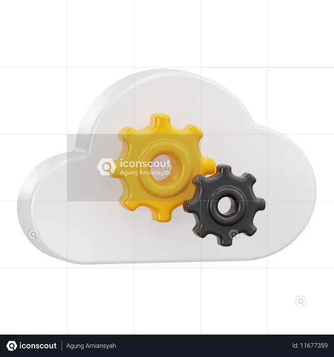 Network Configuration  3D Icon