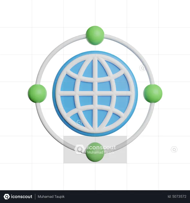 Network Connection  3D Icon