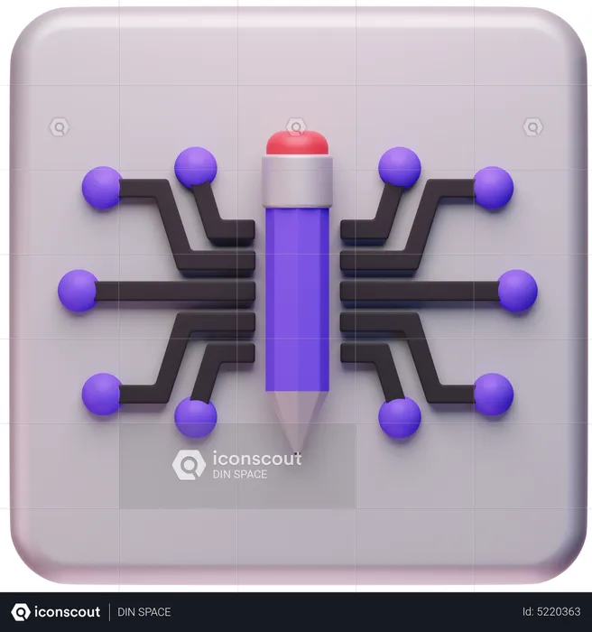 Network Design  3D Icon
