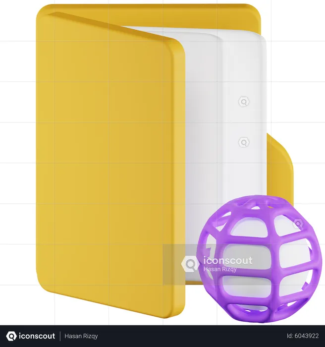 Network folder  3D Icon
