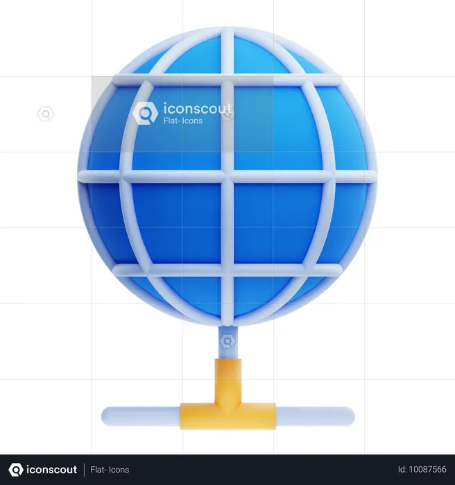 Network Protocol  3D Icon