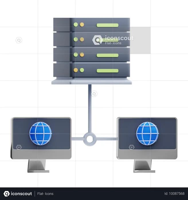 Network Segment  3D Icon