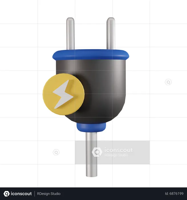 Netzstecker  3D Icon
