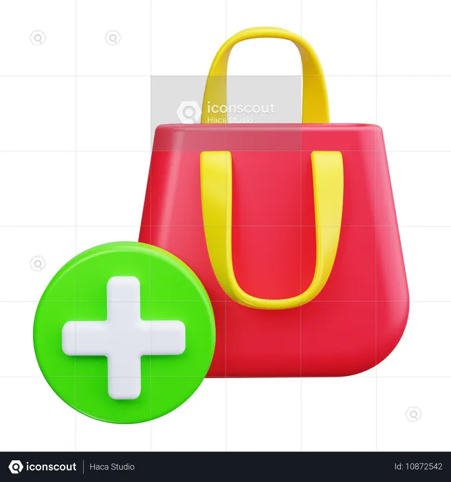 Neue Tasche  3D Icon