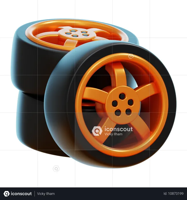 Llantas  3D Icon