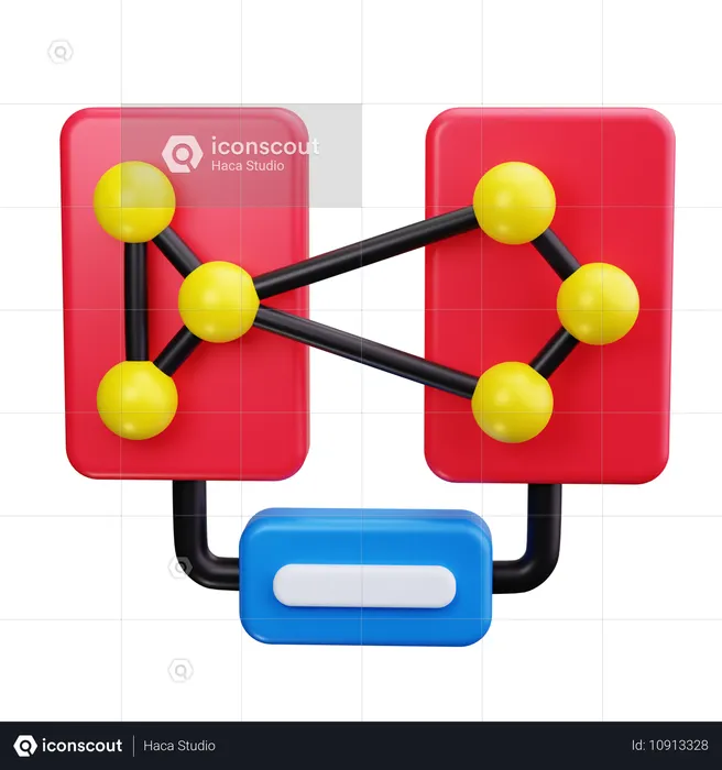 Neural Network Layers  3D Icon