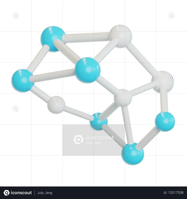 Neurônios cerebrais  3D Icon
