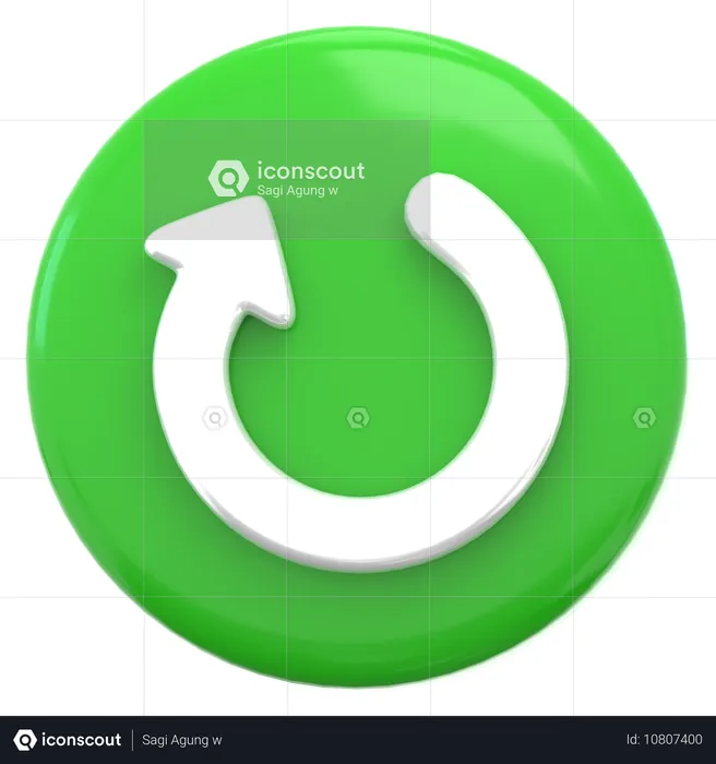 Neustart  3D Icon