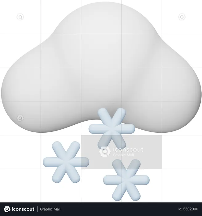Nevando  3D Icon