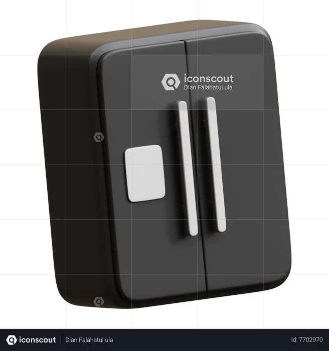 Refrigerador  3D Icon