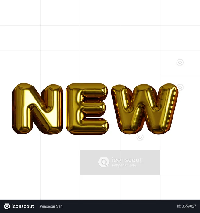 New Balloons  3D Icon