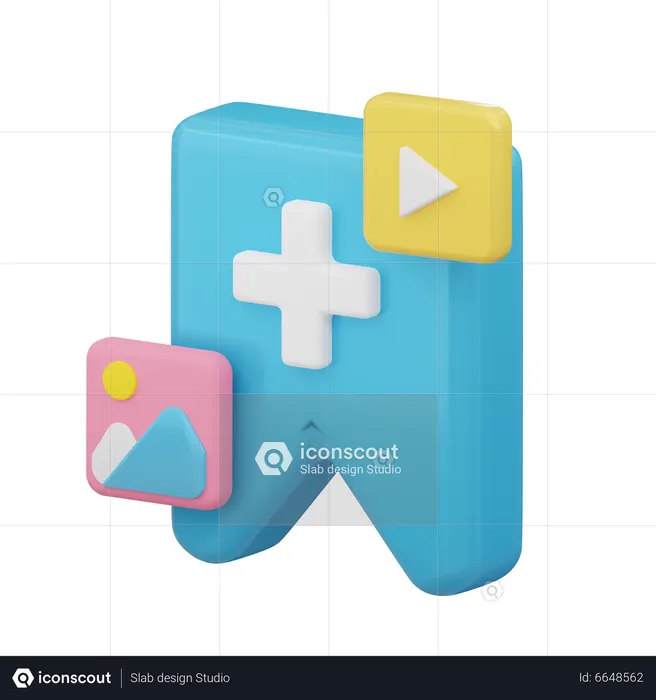 New Bookmark  3D Icon