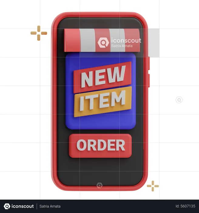 New Item Launch  3D Icon