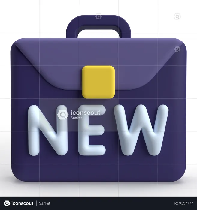 New Job  3D Icon