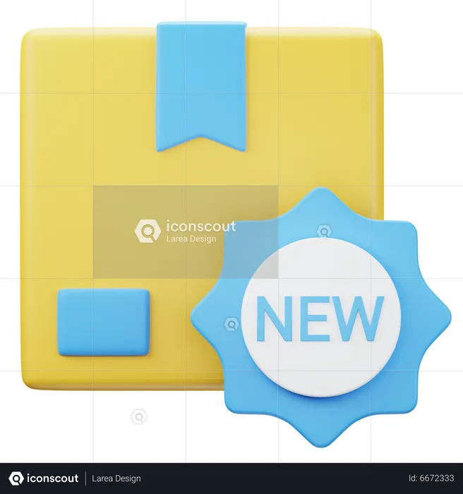 New Package  3D Icon
