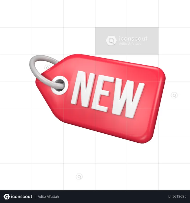 New Product Tag  3D Icon