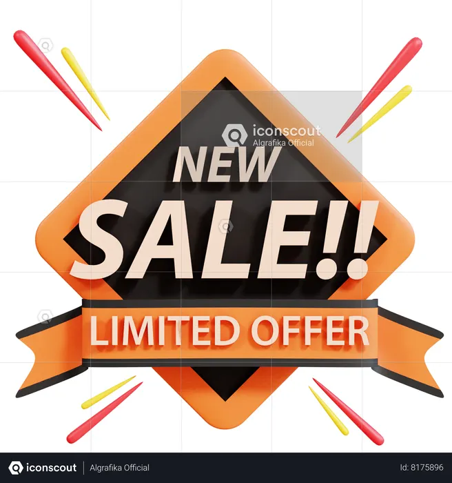 New Sale  3D Icon