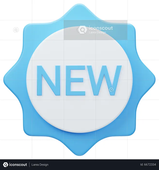 New Sticker  3D Icon