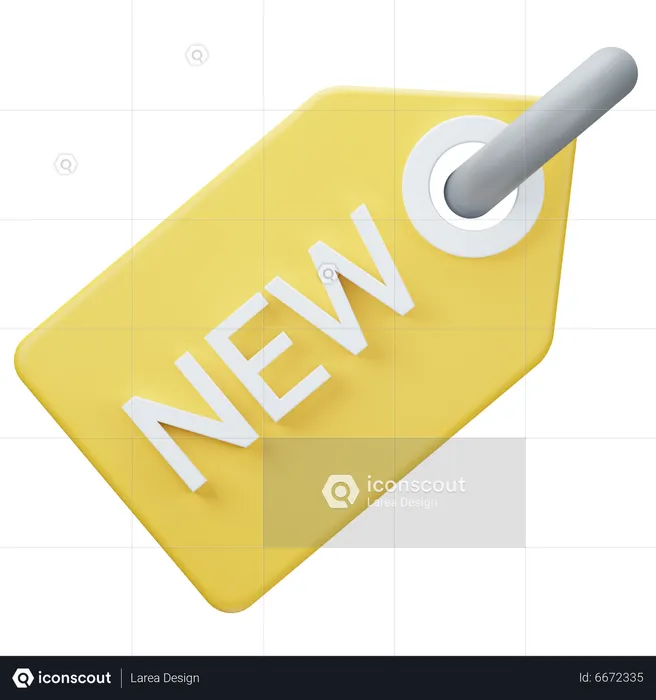 New Tag  3D Icon